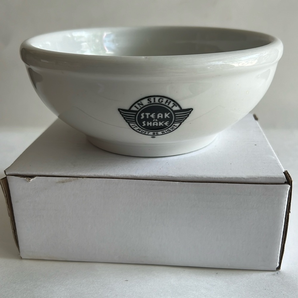 Steak ‘n Shake restaurant cereal bowl shenango china vintage vtg